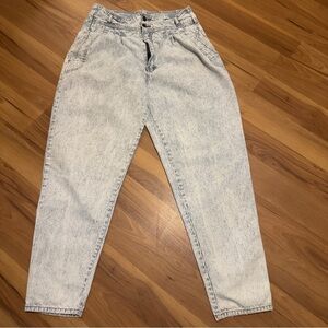 Vintage 80’s High Rise Acid Wash Juniors 13/14